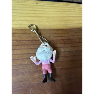 Rudolph Island Of Misfit Toys Skinny Santa Claus Keychain Ornament